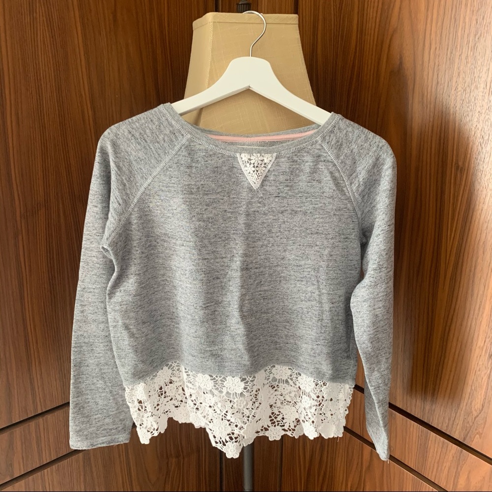 Long Sleeves Crop Sweatshirts